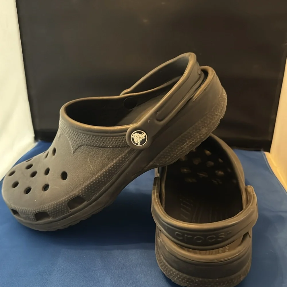 Black‎ Crocs Clogs Men 8-9
